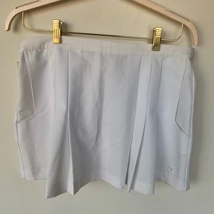 Vintage FILA Sports Pleated White Mini Skirt